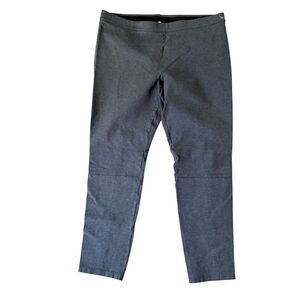 Eddie Bauer Pull On Pants Womens Size 16 Gray Flat Front Side Stretch Pant